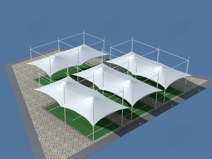 Badminton Court Tensile Structure